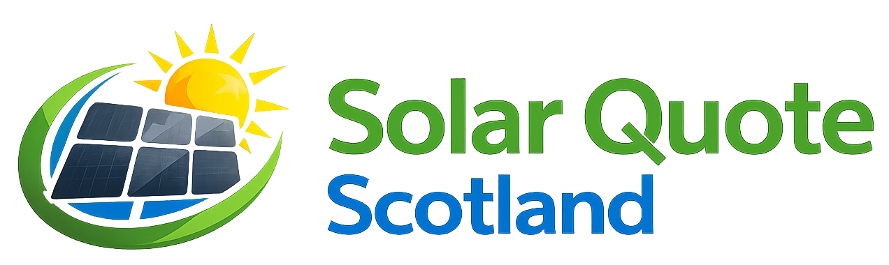 Solar Quote Scotland renewable energy and solar panels logo for Scottish homeowners