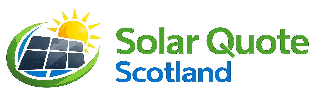 Solar Quote Scotland renewable energy and solar panels logo for Scottish homeowners