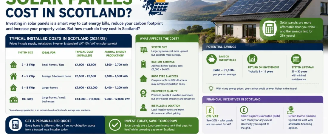 How Much Do Solar Panels Cost in Scotland?
