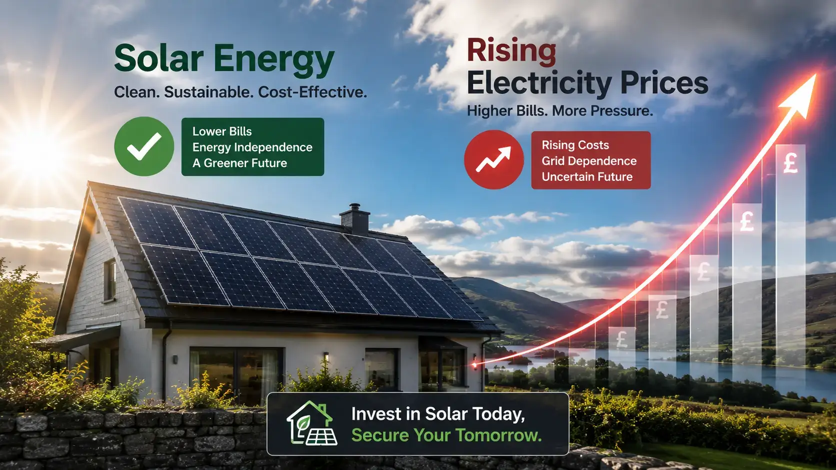 Solar Energy and Rising Electricity Prices: A Bright Solution