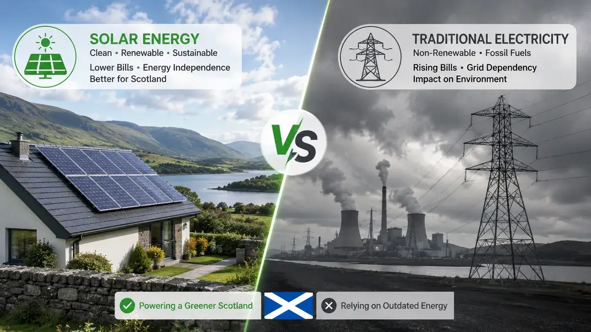 Solar Energy vs Traditional Electricity in Scotland