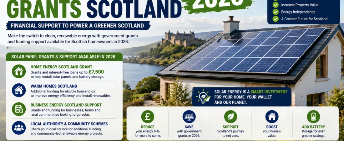Solar Panel Grants in Scotland: What You Need to Know for 2026